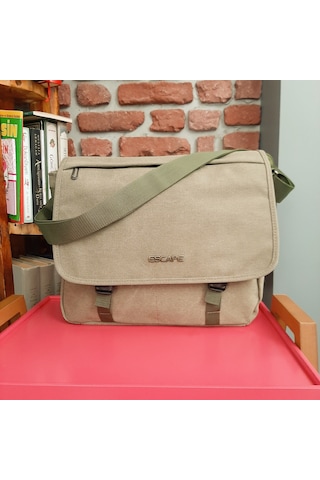 Escape Postacı Evrak Ve Bilgisayar Çantası 3610 Gvn-0137 Bej