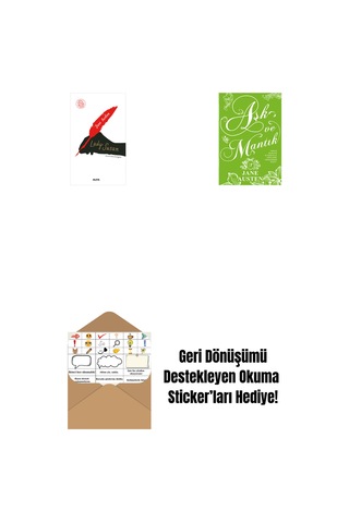 Lady Susan + Aşk Ve Mantık Ciltli + Okuma Sticker'ları