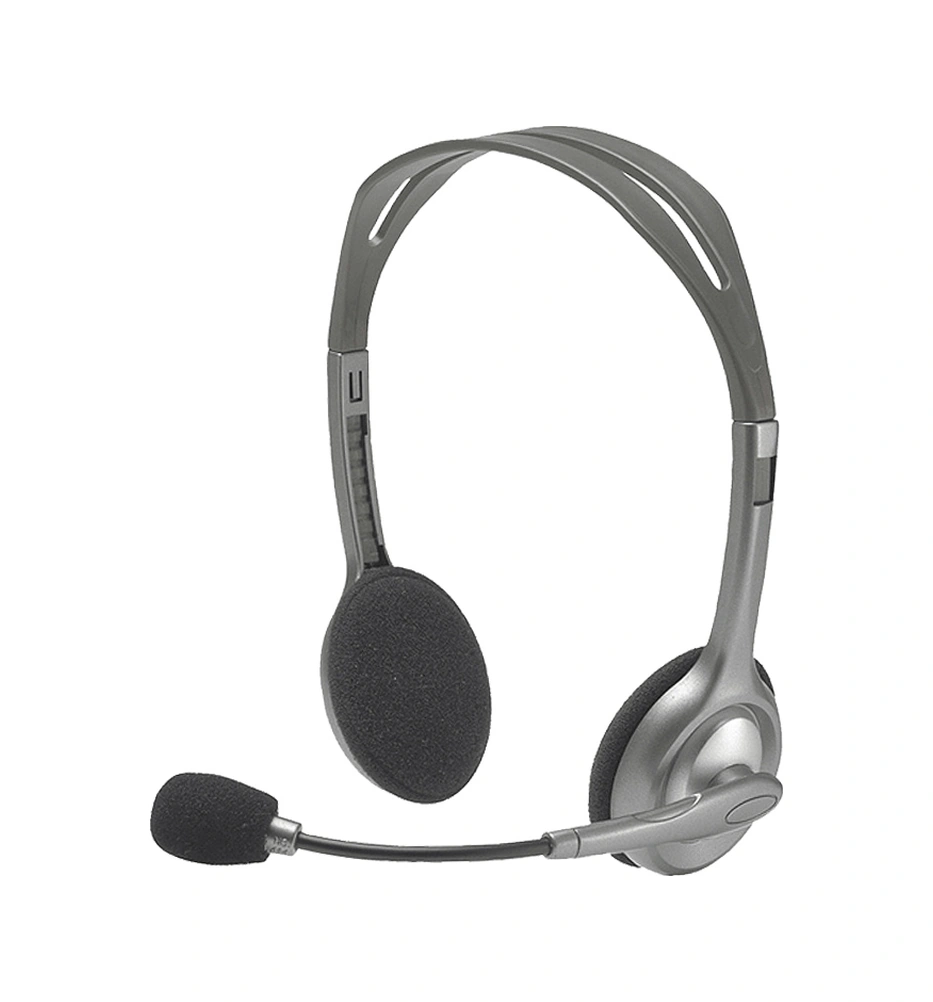 Sones Logitech H110 Çift 3,5 Mm Ses Girişli Stereo Kulaklık