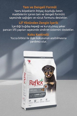 Reflex Rfl-113 Kuzulu Yavru Köpek Maması 10 KG