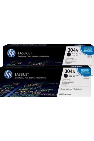 Hp 304A-Cc530Ad Siyah Toner Ikili Paket