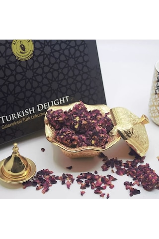 Altıncezve Gül Yapraklı Antep Fıstıklı Lokum 400 G