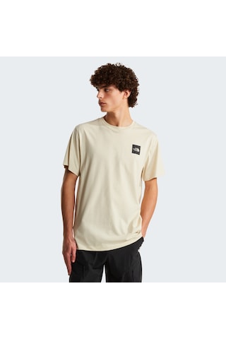 The North Face M Evolution Box Half Dome Regular Short Erkek T-shirt-32580 Krem