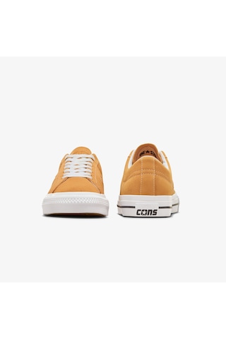 Converse One Star Pro Unisex Sarı Süet Deri Sneaker