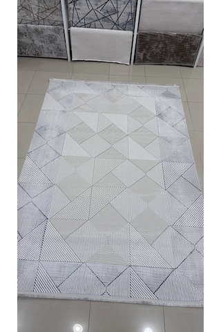 Safyün Halı Kadife Kf464 Gri 200 X 290 Renkli