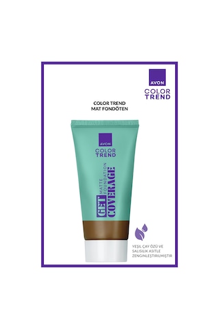 Avon Color Trend Mat Fondöten 525n Dark Cocoa
