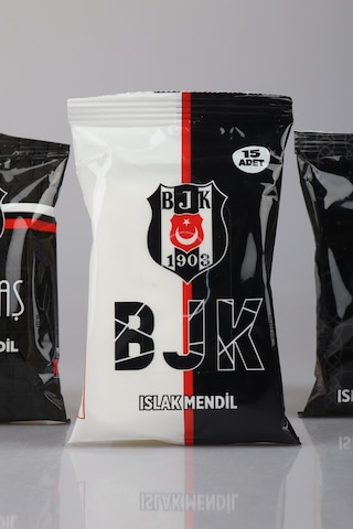Dekomus İle Yeni Sezon Lisanslı Beşiktaş "tekli" Islak Mendil 15 Yaprak