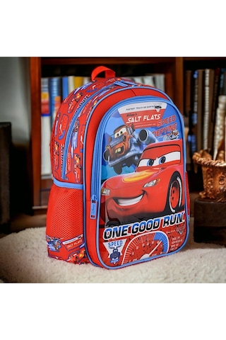 Disney Cars Lisanslı İlkokul Çantası 2 Bölmeli Hawk One Çok Renkli