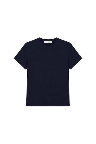 Mixray 2100 Kadın Slim Fit Bisiklet Yaka Soft Basic T-shirt Lacivert