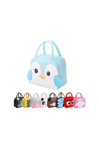 Çocuklar, Kızlar, Erkekler Ve Öğrenciler İçin Öğle Yemeği Çantası, Yeniden Kullanılabilir Karikatür Yalıtımlı Öğle Yemeği Çantası, Küçük Katlanabilir Su Geçirmez Öğle Yemeği Çantaları Fmy Çok Renkli