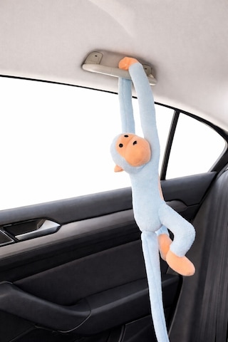Elleri Yapışan Oyun Ve Uyku Arkadaşı Peluş Maymun Oyuncak Sarılan Maymun M0007 Mavi
