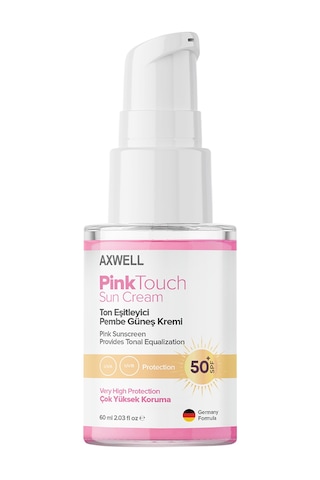 Axwell Premium Pinktouch Ton Eşitleyici Pembe Güneş Kremi SPF50+ 60 ML