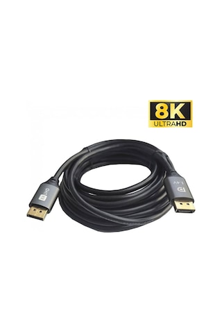 Display Port 8k Uhd V1.4 Display Erkek Erkek Ses Ve Görüntü Kablosu 5m
