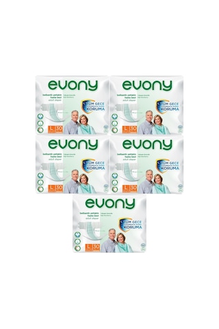 Evony Hasta Bezi Yetişkin Bel Bantlı L-büyük 150 Adet 5pk 30