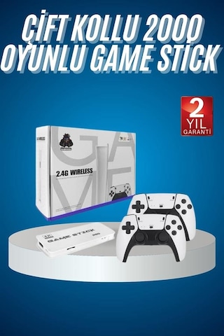 2.4 Ghz Oyun Konsolu Çift Konsol Game Stick
