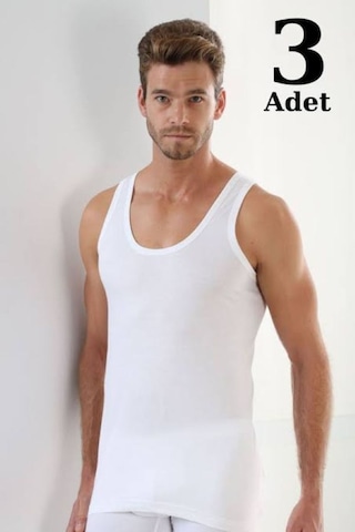 Aksoy Erkek Ribana Atlet 3'lü Set Beyaz - 928317227 Beyaz Aksoy Erkek Ribana Atlet 3'lü Set Beyaz - 928317227 Beyaz