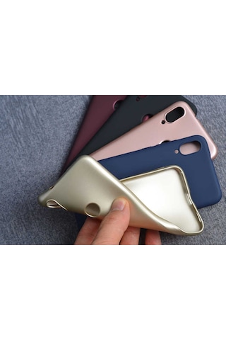 Xiaomi Mi Play Kılıf Zore Premier Silikon Kapak Lacivert