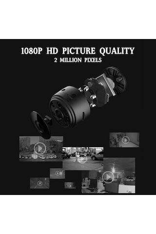 Xindoker A9 Mini Gizli Wi-fi Güvenlik Kamerası: 1080p Hd, Gece Görüşü, Hareket Algılama, Uzaktan İzleme, Geniş Açı, Uzun Pil Ömrü