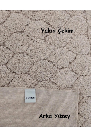 Özdilek Tufting 2li Banyo Seti,pamuklu Paspastakımı-sensitive Bej
