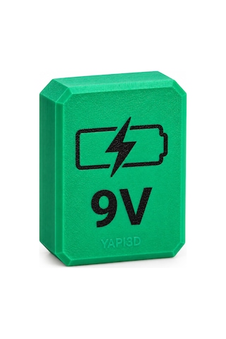 Yapı3d 9v Pil Saklama Kutusu 9v Pil Organizer Düzenleyici Muhafaza Kabı Kapaklı Pil Kutusu