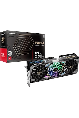 Asrock Radeon Rx 9070 Xt Taichi Oc 16gb Gddr6 256 Bit Ekran Kartı 90-ga5hzz-00uanf