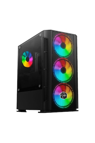 Gametech Xcoler Mesh 4x120mm Rainbow M.ATX  Bilgisayar Kasası