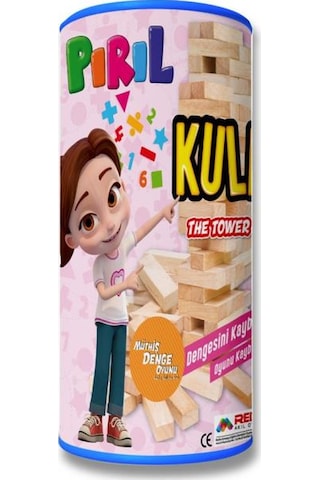 Redka Pırıl Jenga Ahşap Denge Oyunu 54 Parça