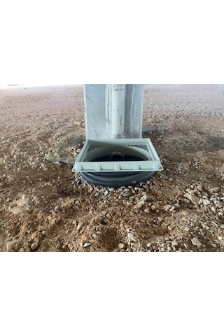 300Mm Koruge Boru Uyumlu Çerçeve + Düz Kapak