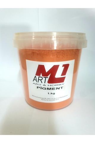 M1 ART Toz Pigment Boya 1.kg - TURUNCU