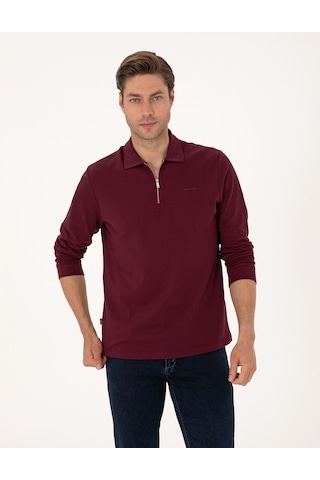 Pierre Cardin Erkek Bordo Sweatshirt 50314046-vr014 Bordo