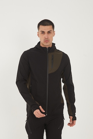 Camp Scoutland Camp265 Outdoor Tactical Su İticili Erkek Fermuarlı Taktik Sweatshirt Siyah
