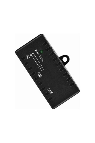 Lemestar Siyah Abs Poe Ayırıcı - 10/100 Mbps Hız, Ap İçin Güç Kaynağı Çözümü, Rj45 Arayüzlü, Dayanıklı Ve Kullanımı Kolay