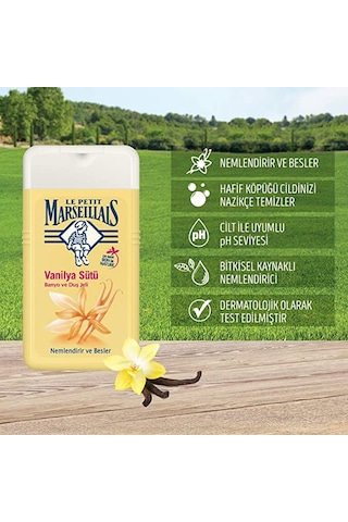 Le Petit Marseillais Vanilya Sütü Banyo ve Duş Jeli 3 x 250 ML