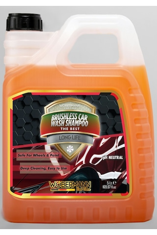 Wöbermann Fırçasız Oto Yıkama Şampuanı Ph Nötr 5 L