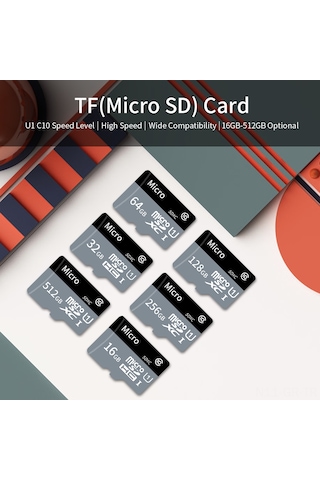 Singree 1tb Yüksek Hızlı Micro Sd Kart - U1 C10 Sınıfı, Telefon, Kamera Ve Araç Kayıt Cihazları İçin Dayanıklı Hafıza Kartı