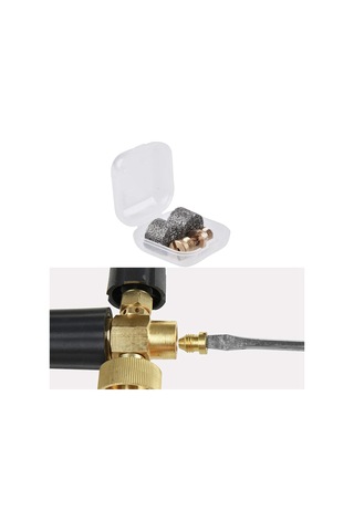 Homyl 2 Adet Köpük Topu Delikli Meme İpuçları, Yapıcı, 1,0-mm