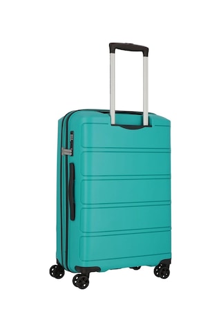 American Tourister Summer Splash 3'lü Valiz Seti, Tsa Kilitli, 4 Tekerlekli Turkuaz