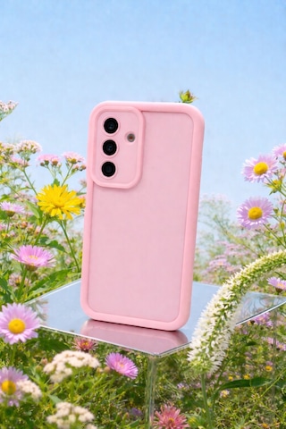Samsung Galaxy A15 4g/5g Uyumlu Kamera Çıkıntılı Mat Silikon Telefon Kılıfı Resimdeki
