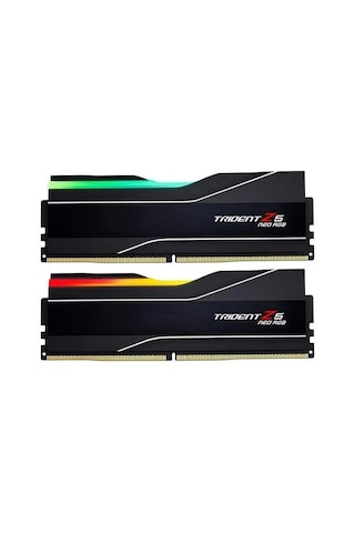 Gskill F5-6000J2636H32GX2-TZ5NR 64 GB (2x 32) DDR5 6000 MHz CL26 RGB Dual Kit Masaüstü Pc Ram