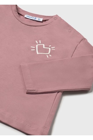 Mayoral Sırt Baskılı Kız Çocuk T-shirt 2079 Pembe