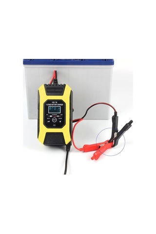 Novahub Siyah/sarı Şarj Kurşun-asit Cihazı Araç Akü 7a 12v - Hw