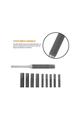 Jms 9 Parça Rulo Pimi Delme Seti Çelik Zımbalar El Pimi Çıkarma Aracı Kuyumcular İçin Taşıma Çantası İle