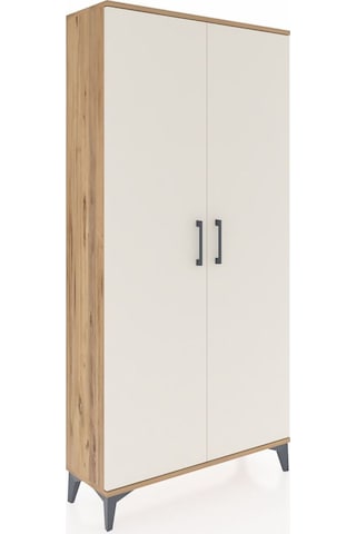 Arges Dolap 2 Kapaklı Tek Askılı 88x30x182 Çam-aytaşı Çam