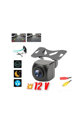 Navigold Ön Yan veya Arka  İç Dış Kullanıma Uyumlu 170 Derece Araç Kamerası