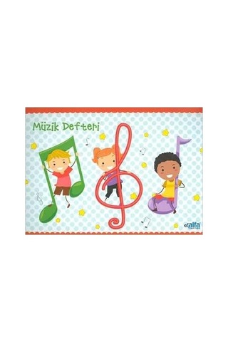 A5 Müzik Defteri 40 Yaprak Okul Ve Kurs İçin Standart Porteli Notalı Defter Çocuklar Ve Öğrenciler İçin Renkli Kapak Tasarımlı Nota Defteri