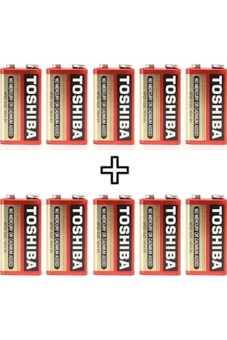Toshiba Heavy Duty 6F22KG 9 Volt 10'lu Özel Pil Paketi