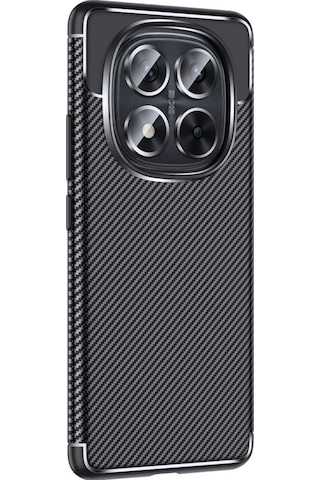 Xiaomi Redmi Note 14 Pro 5g / Poco X7 5g Kılıf Karbon Silikon Case Kapak Siyah