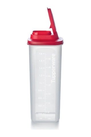 Tupperware Çok Amaçlı Sürahi 2 Litre Kırmızı Şeffaf