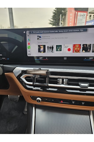 Bmw G20 Lci 2022-2024 Uyumlu Araca Özel İthal Telefon Tutucu