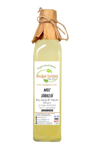 Doğal Gelsin Muz Sirkesi - 500 ml